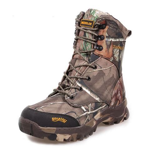 Camo Hunting Boots Realtree AP Camouflage Snow Boots Waterproof,Outdoor ...