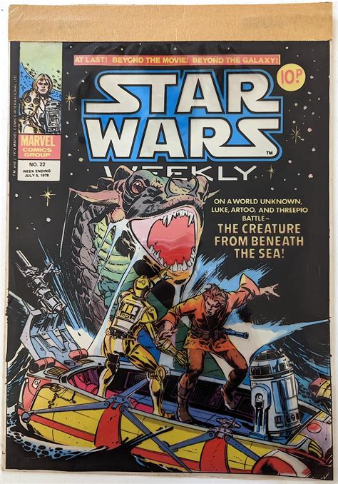 Lot - Vintage Original Art Star Wars Comic Cover Book