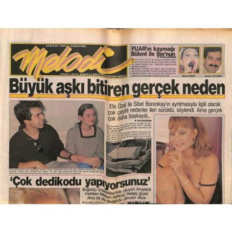 Gökçe Koleksiyon Sabah Gazetesi Melodi Eki 23 Eylül 1989 Fiyatı