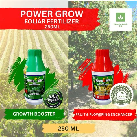 Dynapharm Power Grow Organic Foliar Complete Plant Food With Full