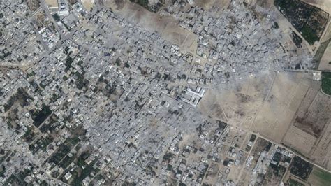 Northern Gaza reduced to rubble: Satellite images show before and after ...