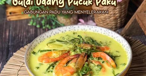 Resipi Gulai Udang Pucuk Paku Oleh Salina Jalaludin Cookpad