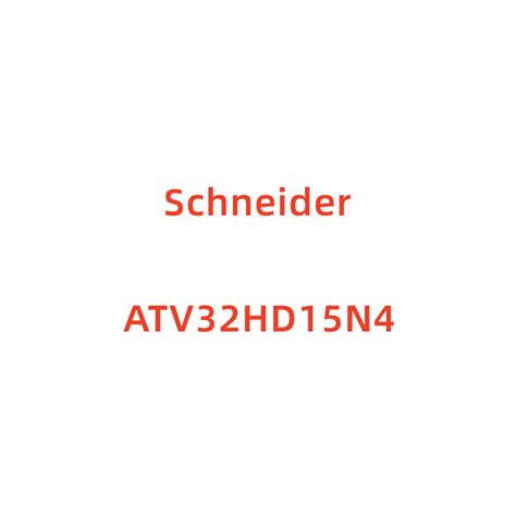 Schneider ATV32HD15N4 Variable Speed Drive ATV32 15 Kw 400 V 3