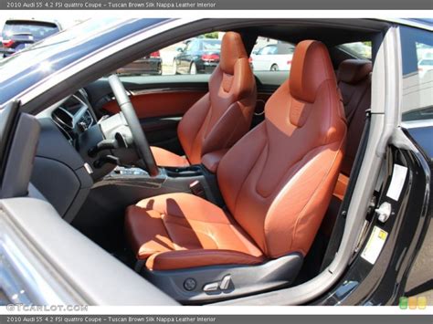 Tuscan Brown Silk Nappa Leather Interior Photo For The 2010 Audi S5 42 Fsi Quattro Coupe