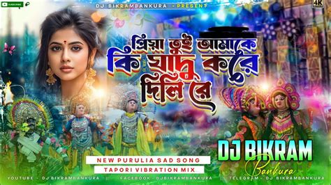 Priya Tui Amake Ki Jadu Kore Dili Re Tapori Vibration Mix New