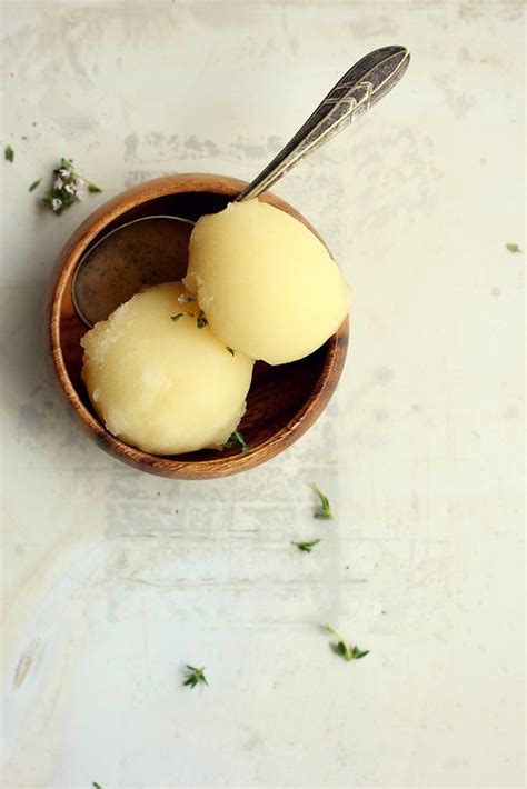 lemon, honey + thyme sorbet recipe – My Darling Lemon Thyme