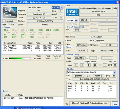 Mengetahui Spesifikasi Hardware Komputer Secara Lengkap Dengan HWiNFO32