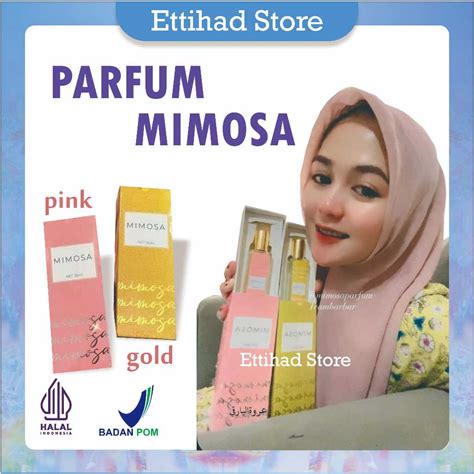 Jual New Parfum Mimosa Pink Dan Gold Parfum Nbs Wangi Tahan Lama