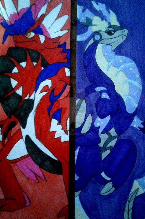 Koraidon and Miraidon Bookmark by InkArtWriter on DeviantArt