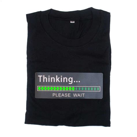 Led T Shirt Animiertes Thinking Shirt Geheimshop De