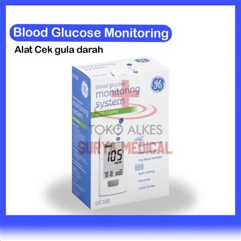 Ge Blood Glucose Monitoring Alat Cek Gula Darah Tes Glukosa