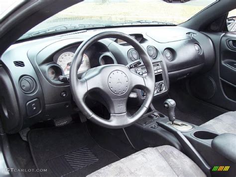 Black Interior 2002 Mitsubishi Eclipse Spyder GS Photo #46487496 ...