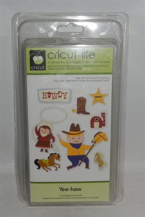 Cricut Cartridge Yee Haw 2000937 Complete Booklet Overlay Loc752 For Sale Online Ebay