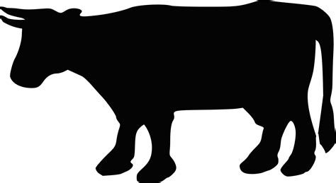 Clipart - Cow Silhouette 2