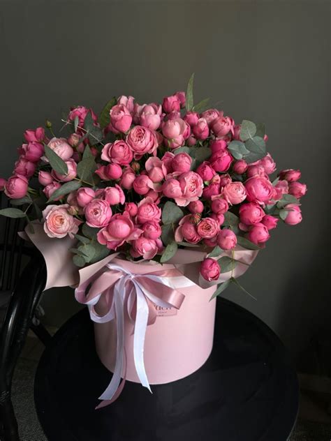 коробка с розами | Pink bouquet, Flowers photography, Spring flowers