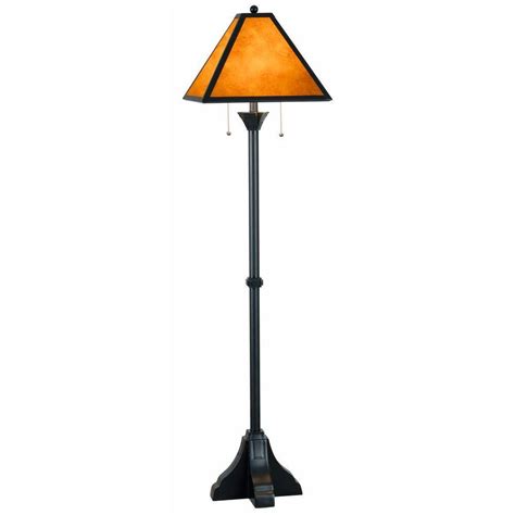 Hampton Bay Candler 58 75 In Oil Rubbed Bronze Floor Lamp 18824 000