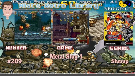 Mists Retro Library 209 Metal Slug 4 Neo Geo Youtube