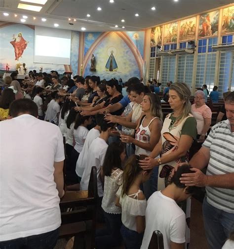 Entrega Do Credo Aos Catequizandos Na Paróquia Nossa Senhora De