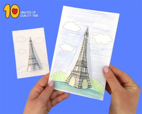 Eiffel Tower Craft Printable