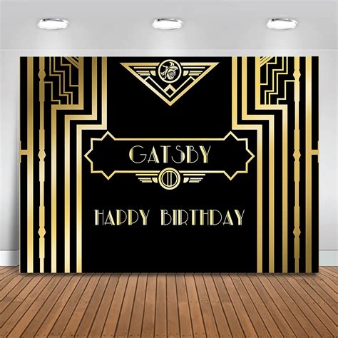 Buy Moca The Great Gatsby Happy Birthday Backdrop 7x5ft Roaring 1920s