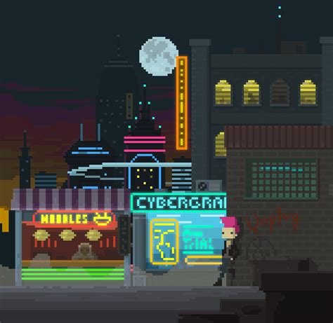 Cyberpunk Pixel Art