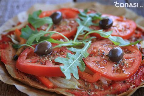 Receta Pizza De Quinoa Con Verduras