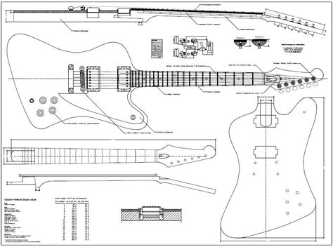 Full Size Printable Guitar Templates Printable Word Searches