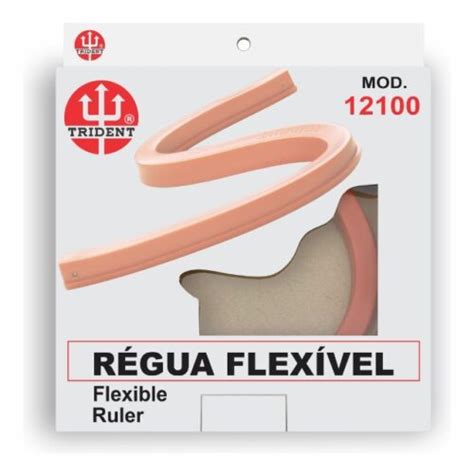 Régua Flexível Trident Sem Escala 100 cm Trident Desetec