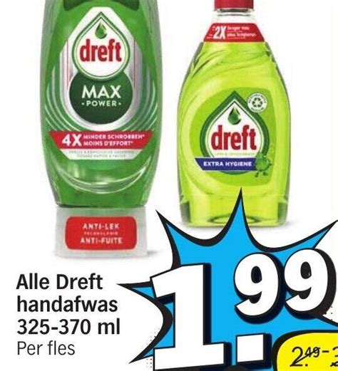 Alle Dreft Handafwas 325 370 Ml Aanbieding Bij Albert Heijn