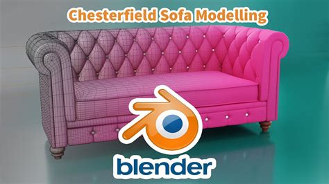 Chesterfield Sofa Modelling Blender 2 8 YouTube