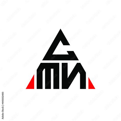 CMN triangle letter logo design with triangle shape. CMN triangle logo ...