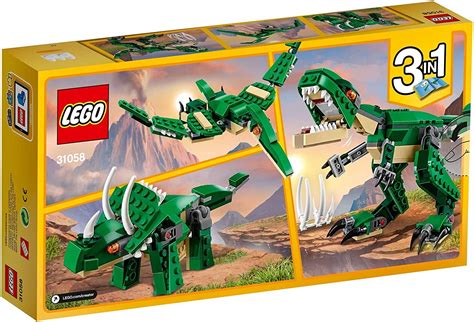 Lego Creator Mighty Dinosaurs Toy In Model Triceratops And