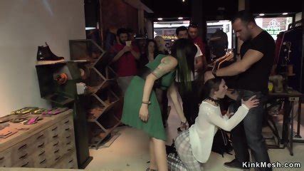 Brunette Double Penetration Public Sex