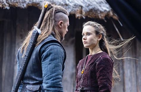 Alexander Dreymon Uhtred And Ruby Hartley As Stiorra In The Last