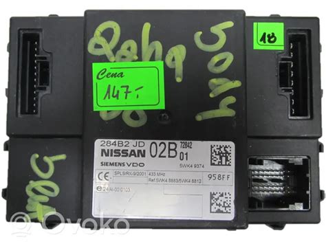 Nissan Qashqai J12 Fuse Box Set 38 52 € Rrr