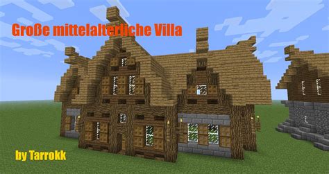 Minecraft Gro E Mittelalterliche Villa Tutorial Minecraft