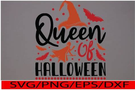 Queen Of Halloween Svg Cut File Queen Graphic By Marlissajx Store