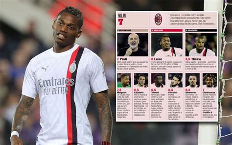 Gds Milan Player Ratings For Fiorentina Win Leao Motm Thiaw Struggles