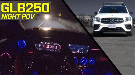 Mercedes Benz Glb Led Lights Interior Ambient Lighting Night Pov