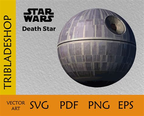 Death Star SVG Star Wars Svg Star Wars Svg Sticker - Etsy