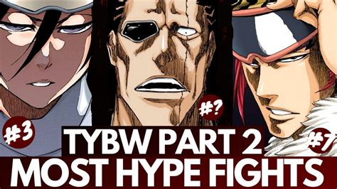 Ranking 9 INCREDIBLE Upcoming Bleach TYBW PART 2 Fights Manga