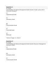 NETW420 Week 2 Quiz Docx Question 1 3 3 Pts TCO 3 Which OSI Network