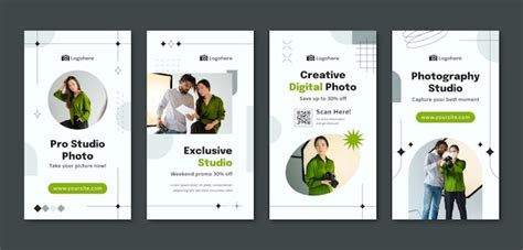 Premium Vector Flat Design Photographer Template