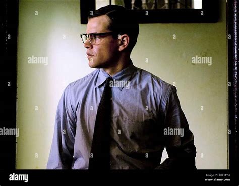 Matt Damon The Good Shepherd 2006 Stock Photo Alamy