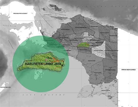 Peta Kabupaten Lanny Jaya Pemerintah Kabupaten Lanny Jaya