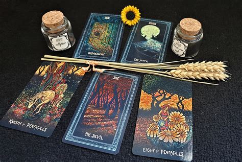 Winter Solstice Yule Five Card Intuitive Tarot Reading Wheel Of