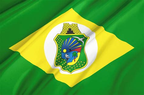 Bandeira Estado Ceará 145x85 cm Poliéster Oxford Tecido Elo7