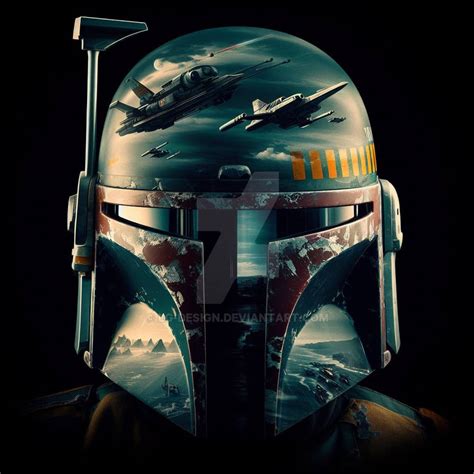 Boba Fett Helmet - Double Exposure by LG-Design on DeviantArt