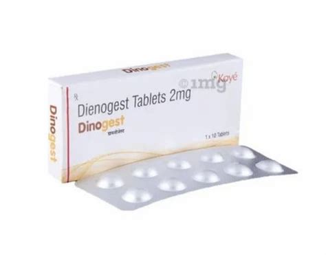 Dinogest Dienogest Tablets 2 Mg For Clinic Packaging Type Strip At