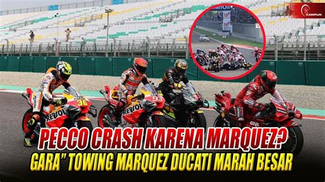 Gila Parahpecco Bagnaia Crash Aksi Marc Marquez Jadi Sorotanmotogp